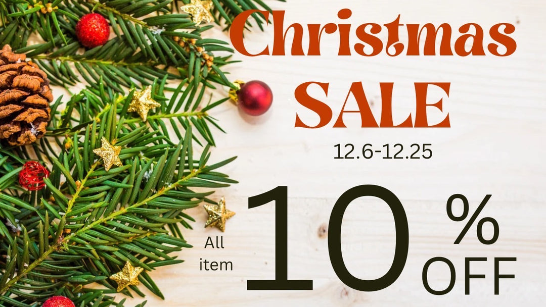 クリスマスキャンペーン！全品10％ off